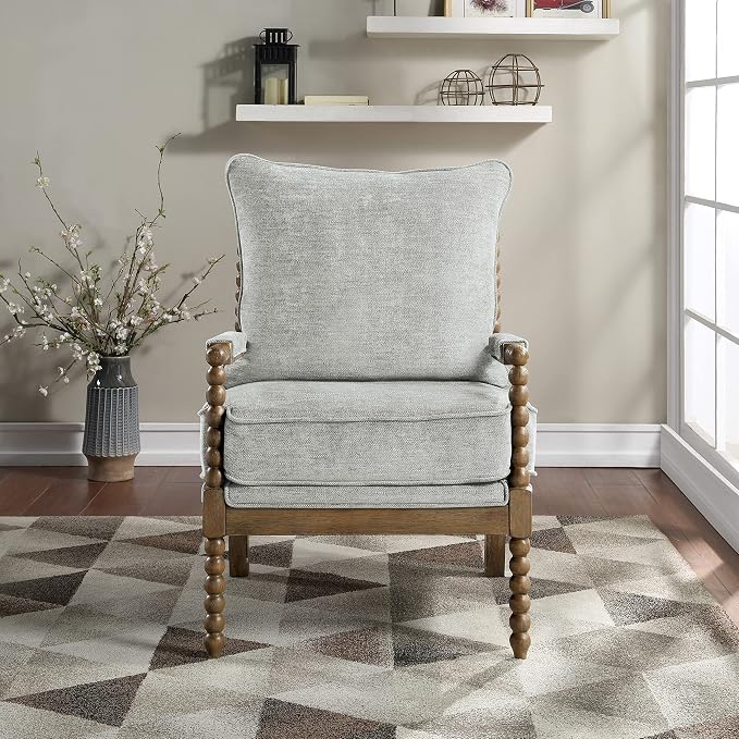 OSP Home Furnishings Fletcher Spindle Accent Chair - Image 8