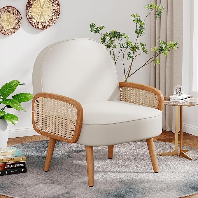 Aklaus Mid Century Modern Accent Chair Armchair - Image 7