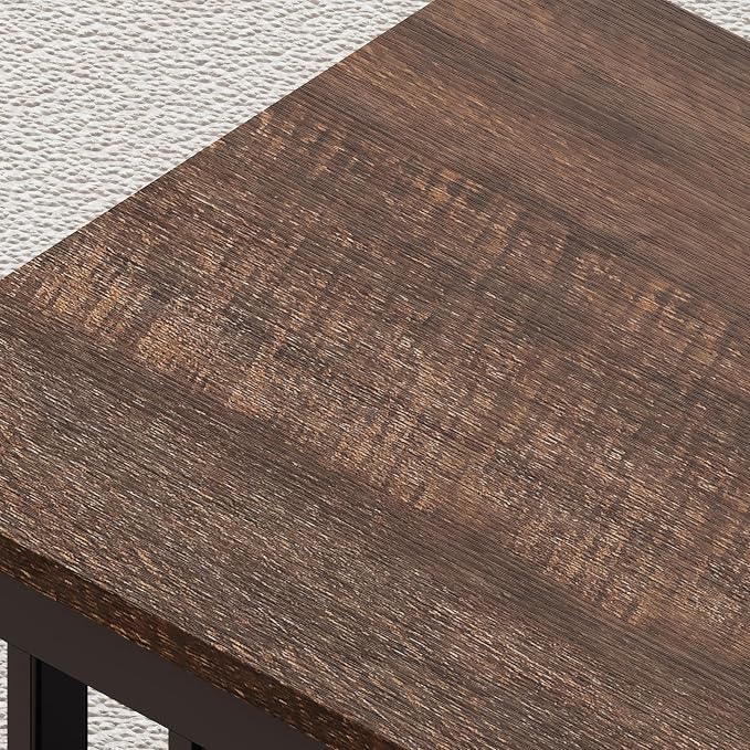 ChooChoo Mission Coffee Table, Wood Living Room Table - Image 7