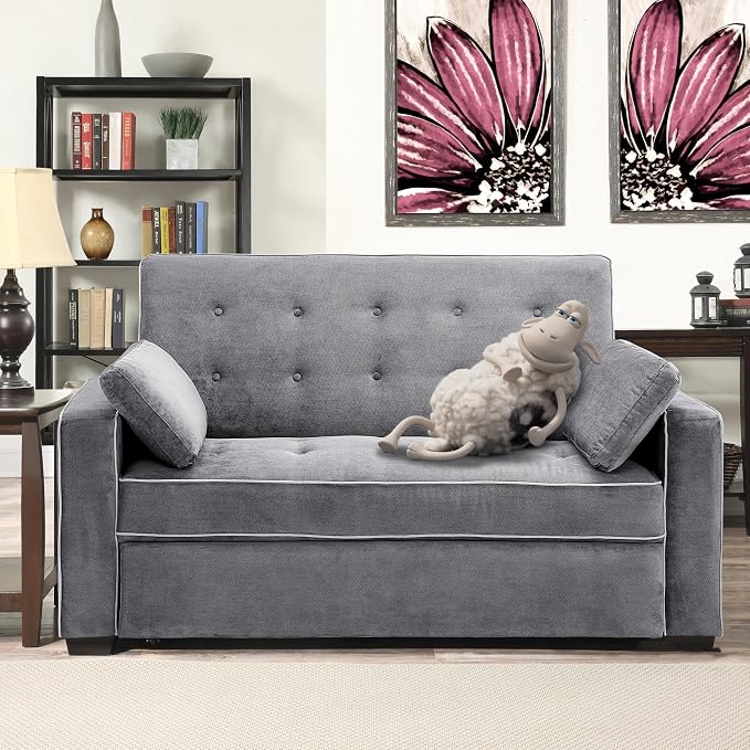 Serta Ainsley 72.6" Convertible Sleeper Sofa, Queen Size, Dreamcoil Comfort - Image 9