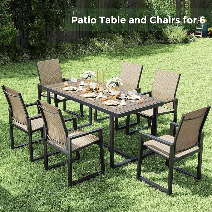 Jocoevol 7 Piece Patio Dining Set - Image 2