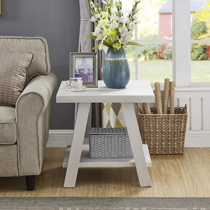 Roundhill Furniture Athens Contemporary 3-Piece Wood Shelf Coffee Table Set - Image 7