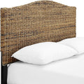 Crosley Furniture Serena Handwoven Natural Fiber Rattan Bed Headboard, Banana by CrosleyFurniture