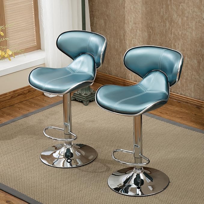 Roundhill Furniture Masaccio Cushioned Leatherette Upholstery Airlift - Image 6