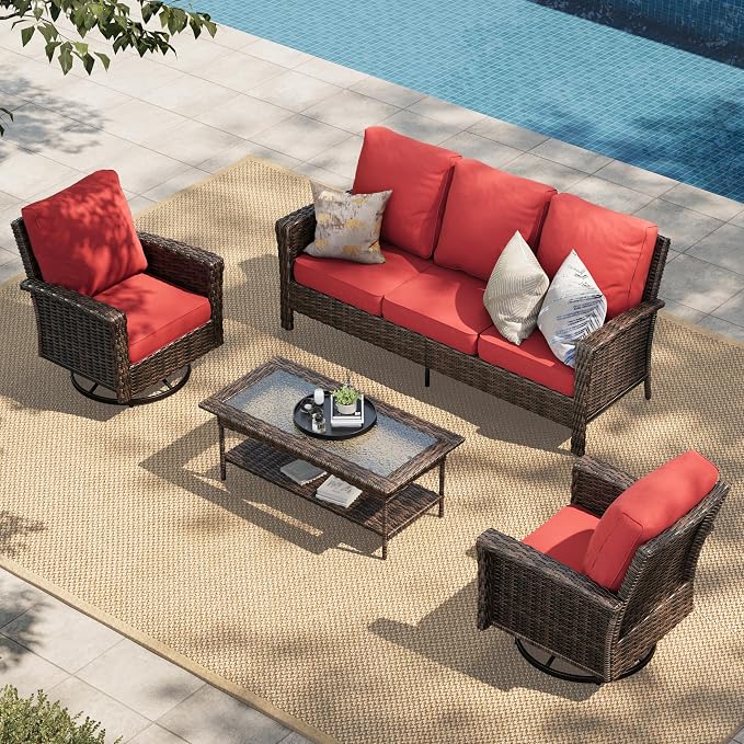 HERA'S HOUSE Patio Furniture Set by HERASHOUSE